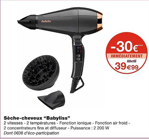 sèche-cheveux "babyliss"