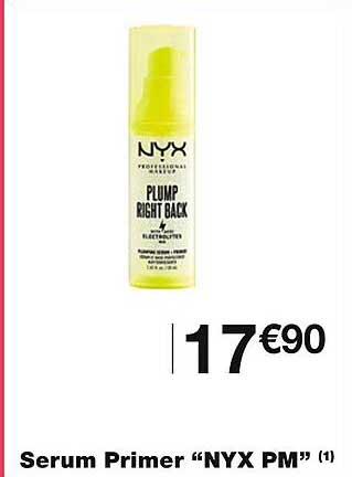 sérum primer "nyx pm"