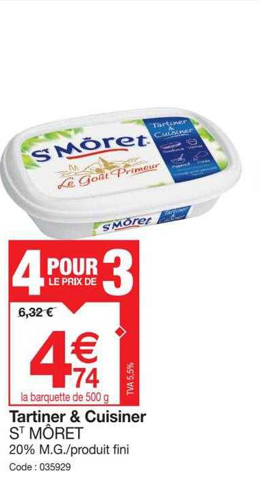 Tartiner & Cuisiner St Môret