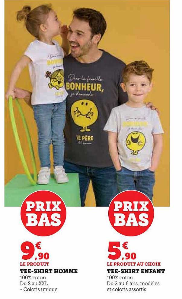 Tee-shirt Homme, Tee-shirt Enfant