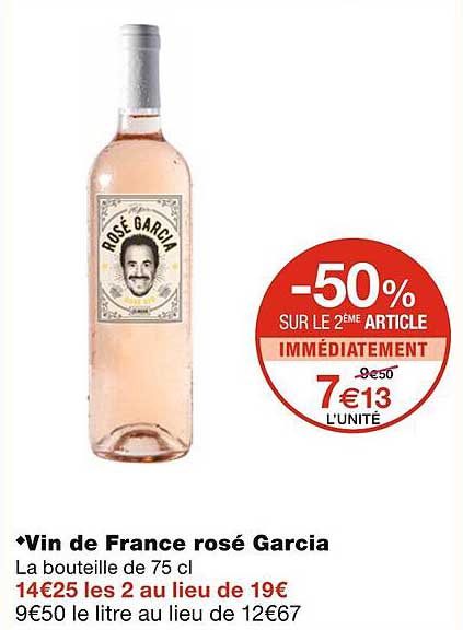 Vin De France Rosé Garcia