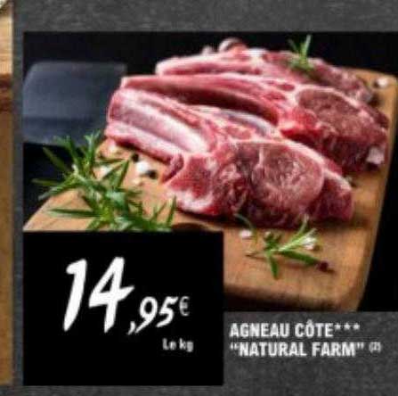 Agneau Côte*** "natural Farm"