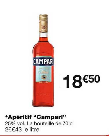 Apéritif "campari"