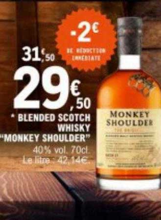 blended scotch whisky "monkey shoulder"