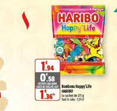 Bonbons Happy'life Haribo
