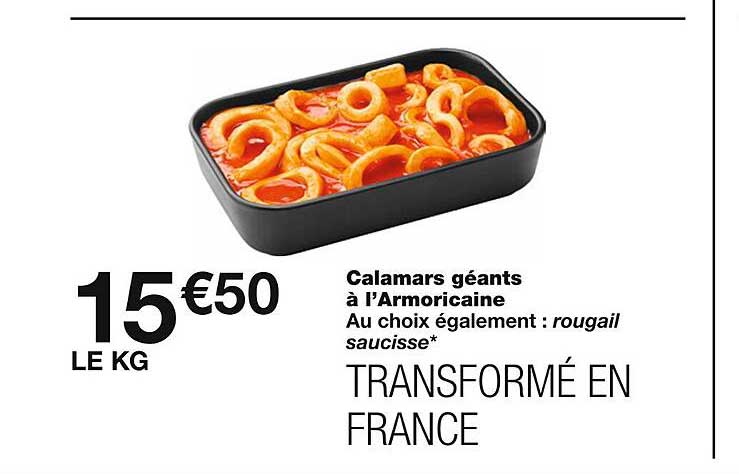 calamars géants à larmoricaine