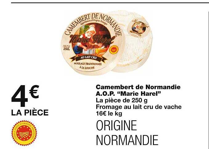 camembert de normandie a.o.p. "marie harel"
