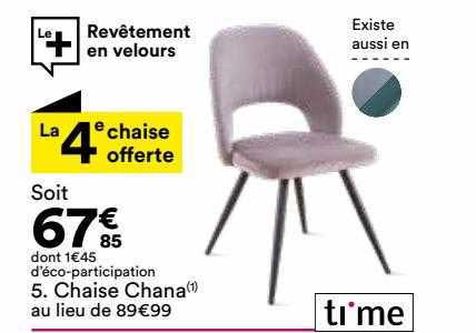 chaise chana ti'me