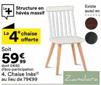 chaise inès zandiara