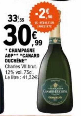 champagne aop "canard duchêne"