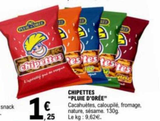 chipettes "pluie d'orée"