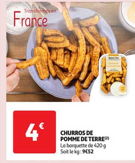 Churros De Pomme De Terre