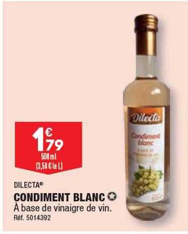 Condiment Blanc Dilecta