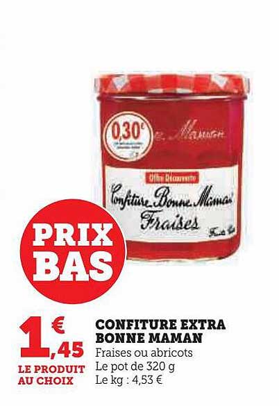 confiture extra bonne maman