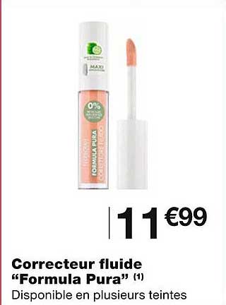 correcteur fluide "formula pura"