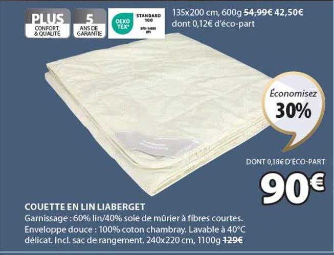 Couette En Lin Liaberget