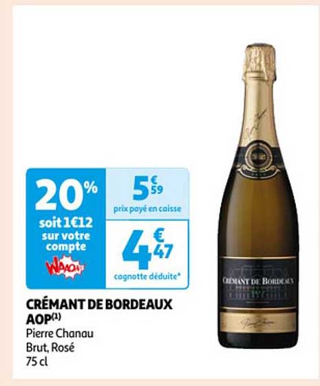 crémant de bordeaux aop pierre chanau