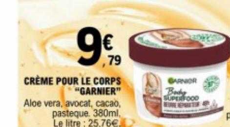 Crème Pour Le Corps "garnier"