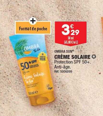 crème solaire ombra sun