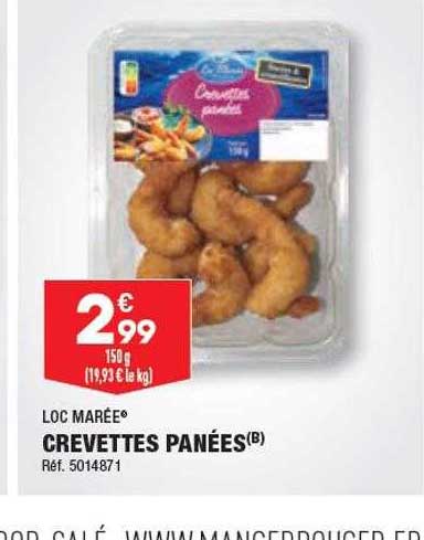 Crevettes Panées Loc Marée