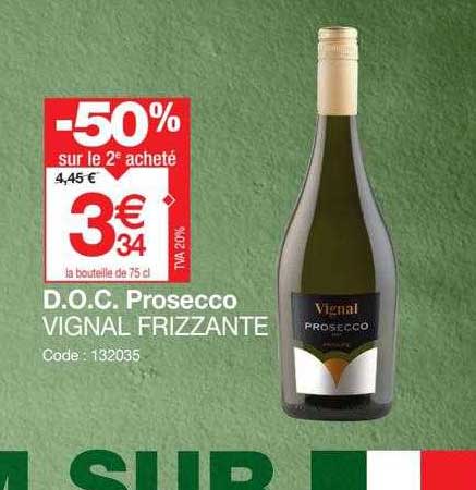 d.o.c. prosecco vignal frizzante