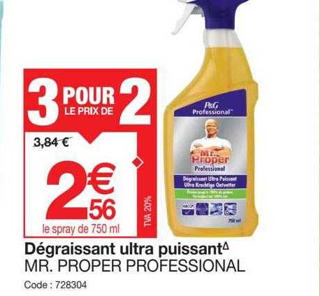 Dégraissant Ultra Puissant Mr Proper Professional