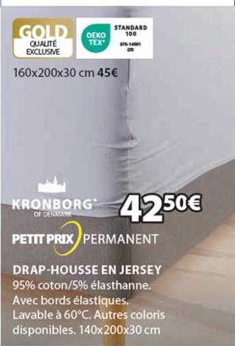 drap-housse en jersey