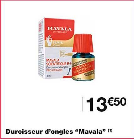 durcisseur d'ongles "mavala"