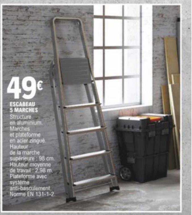 Escabeau 5 Marches