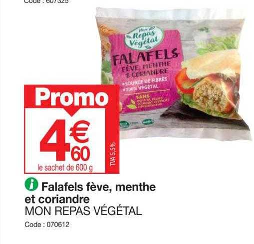 falafels fève, menthe et coriandre mon repas végétal