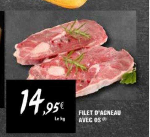 filet d'agneau avec os