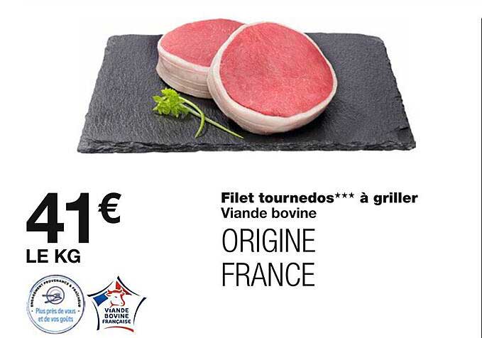 filet tournedos***à griller