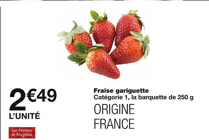 fraise gariguette