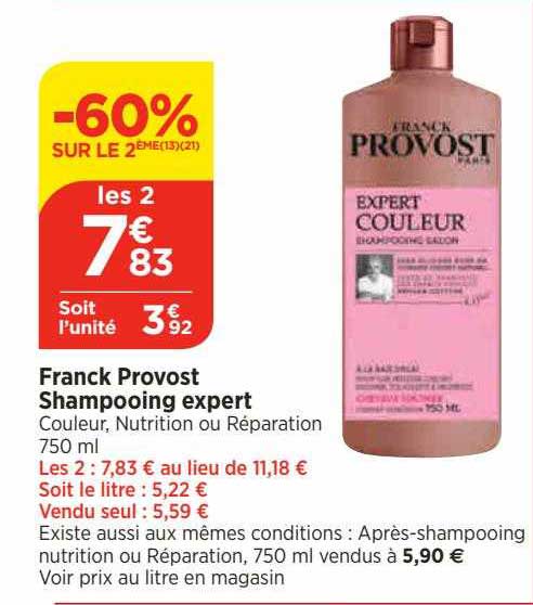 franck provost shampooing expert
