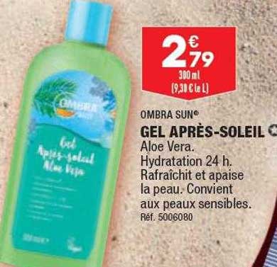 gel après-soleil ombra sun