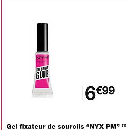 gel fixateur de sourcils "nyx pm"