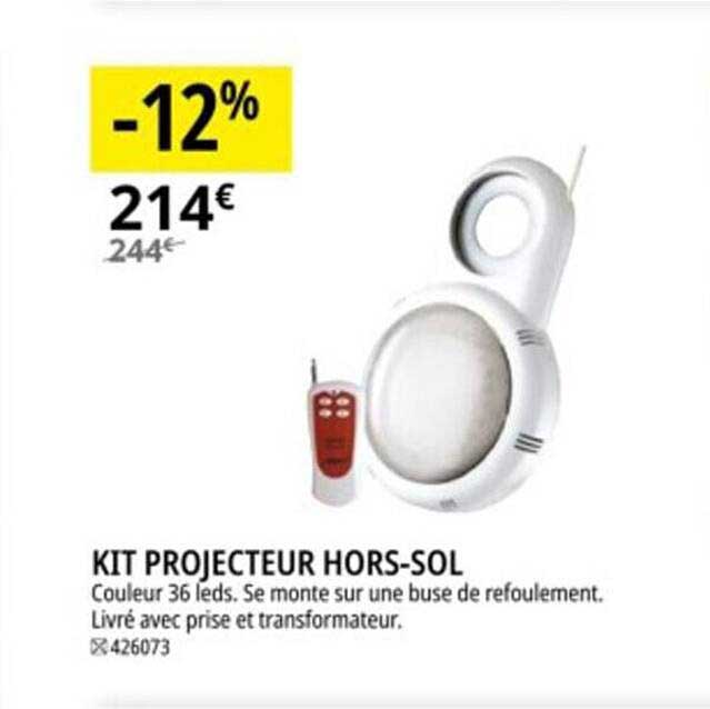 kit projecteur hors-sol