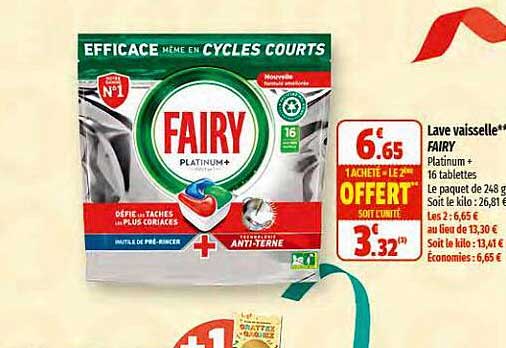 lave vaisselle fairy