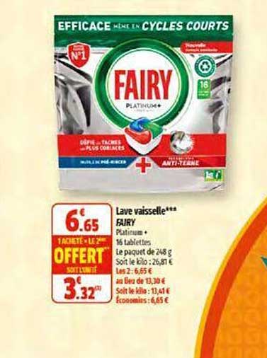 lave vaisselle fairy