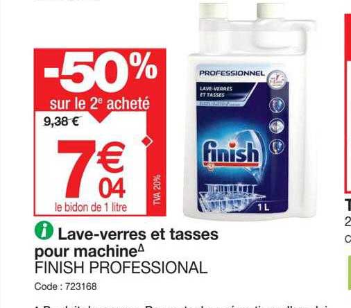 lave-verres et tasses pour machine finish professional