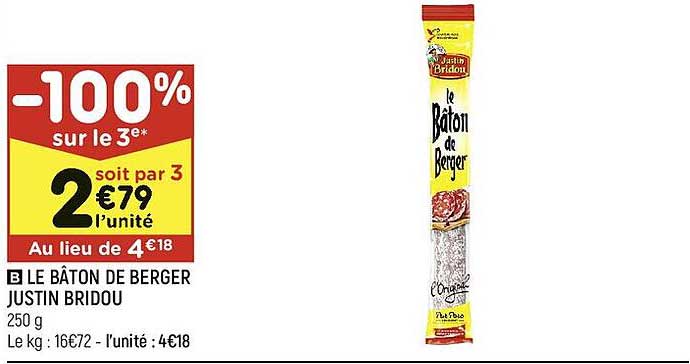 le bâton de berger justin bridou