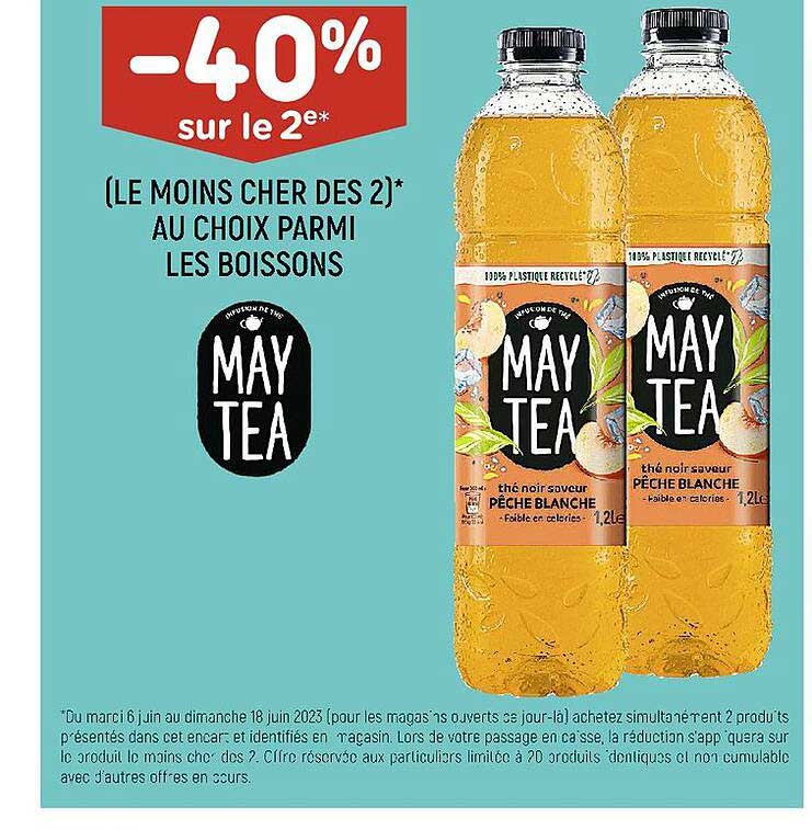 les boissons may tea