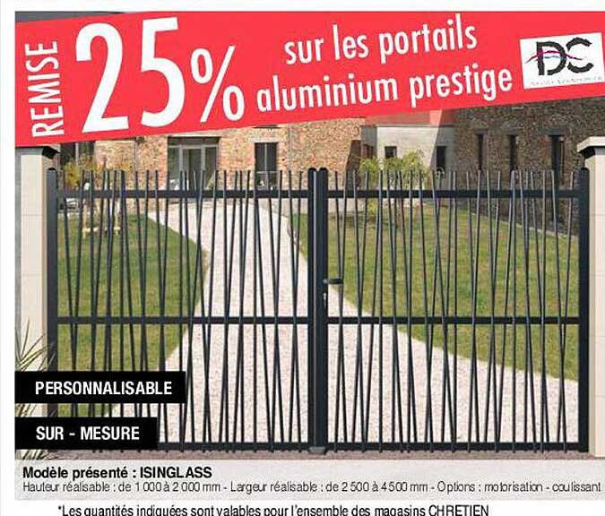 les portails aluminium prestige