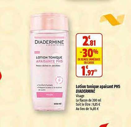 Lotion Tonique Apaisant Ph5 Diadermine