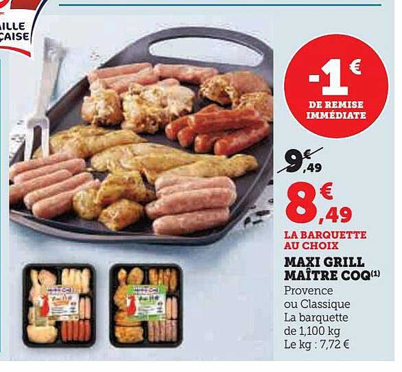 maxi grill maître coq