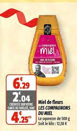 miel de fleurs les compagnons du miel