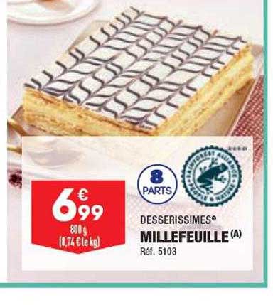 Millefeuille Desserissimes