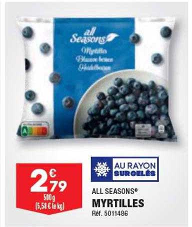 myrtilles all seasons
