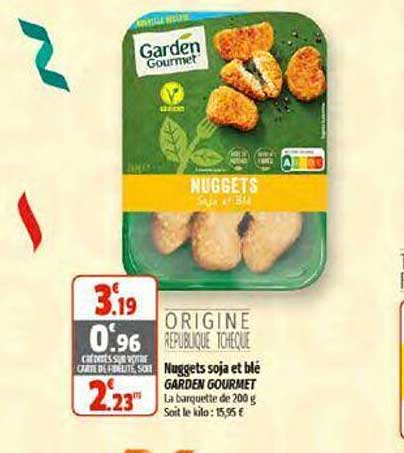 Nuggets Soja Et Blé Garden Gourmet