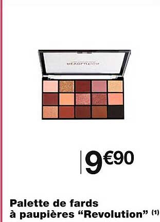 palette de fards à paupières "révolution"